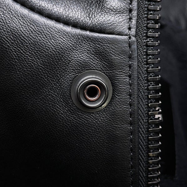 バレンシアガ ジャケット レザー レディースサイズXS 851025 TSS02 1000 BALENCIAGA アウター ブルゾン 黒