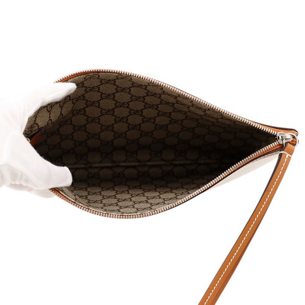 グッチ クラッチバッグ キャンバス/レザー GUCCI プリント 777165 GUCCI バッグ