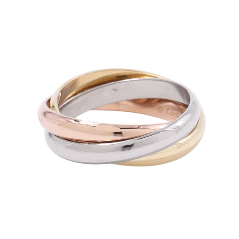 カルティエ リング トリニティ クラシックモデル K18YG/K18WG/K18PG リングサイズ57 B4234200 ジュエリー 指輪