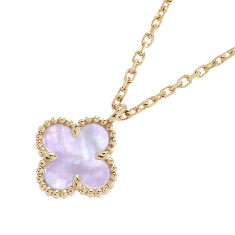 ヴァンクリーフ&アーペル ネックレス スウィート アルハンブラ ペンダント マザーオブパール K18YGイエローゴールド VCARF69100