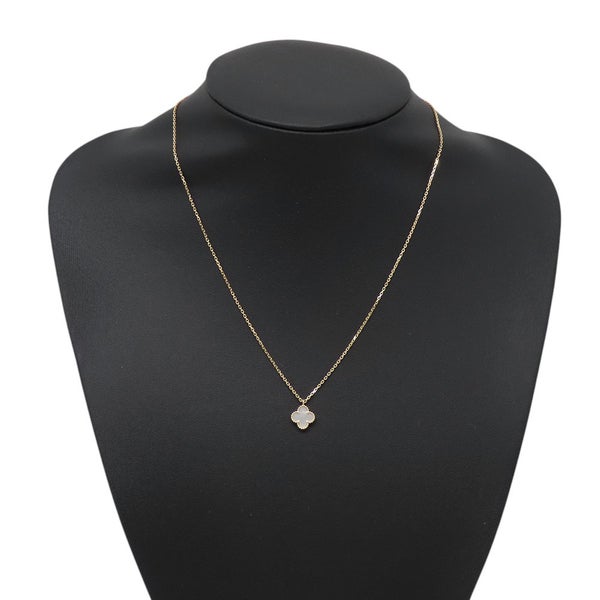 ヴァンクリーフ&アーペル ネックレス スウィート アルハンブラ ペンダント マザーオブパール K18YGイエローゴールド VCARF69100