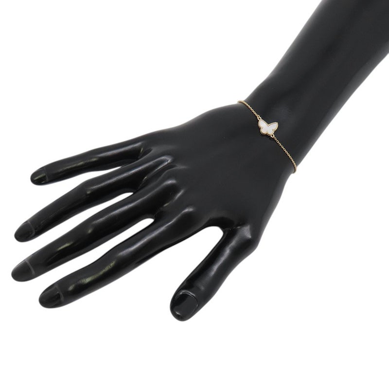 ヴァンクリーフ&アーペル ブレスレット スウィート パピヨン ブレスレット マザーオブパール K18YGイエローゴールド VCARF69000