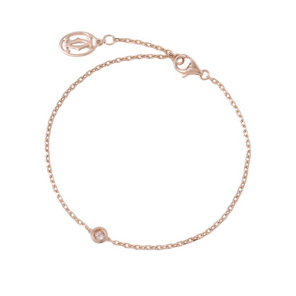 カルティエ ブレスレット ダムール SM スモールモデル ダイヤモンド 1P 0.09ct K18PGピンクゴールド B6040300 Cartier