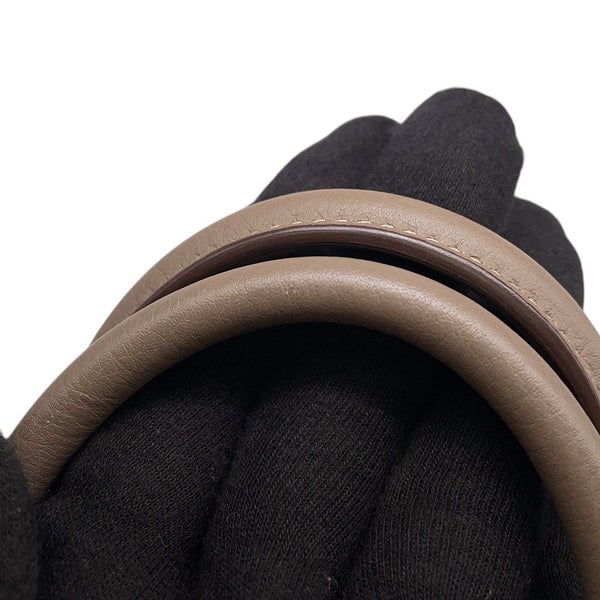 エルメス バーキン25 エトゥープ/シルバー金具 トゴ A刻印 HERMES Birkin ハンドバッグ