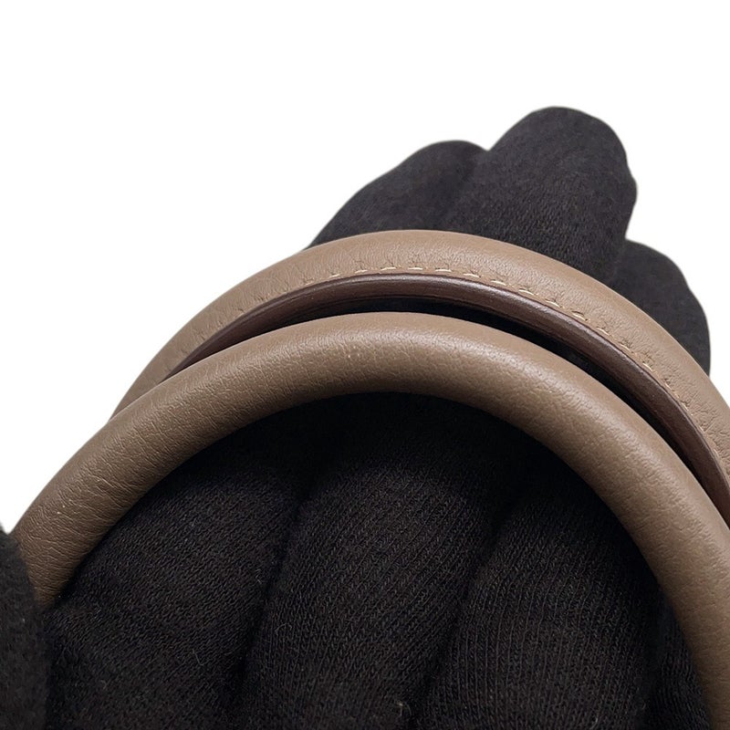 エルメス バーキン25 エトゥープ/シルバー金具 トゴ A刻印 HERMES Birkin ハンドバッグ