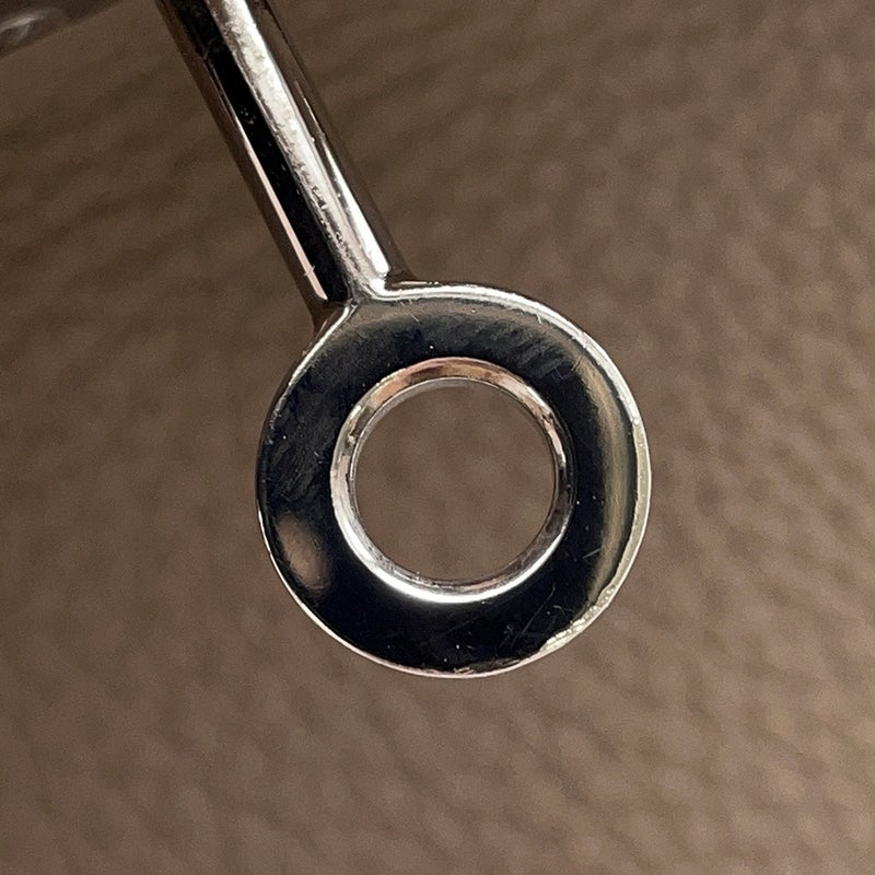 エルメス バーキン25 エトゥープ/シルバー金具 トゴ A刻印 HERMES Birkin ハンドバッグ