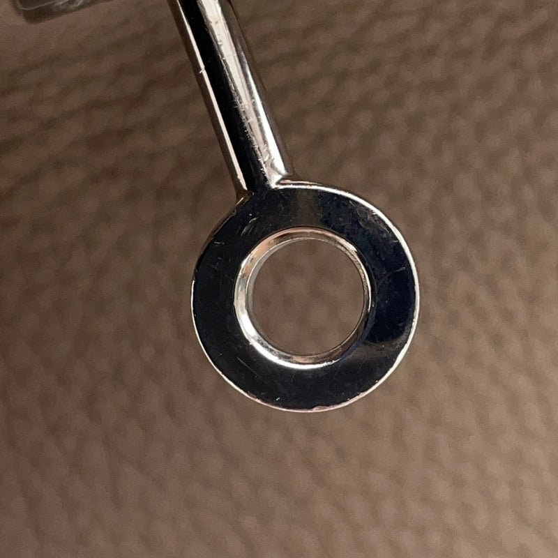 エルメス バーキン25 エトゥープ/シルバー金具 トゴ A刻印 HERMES Birkin ハンドバッグ