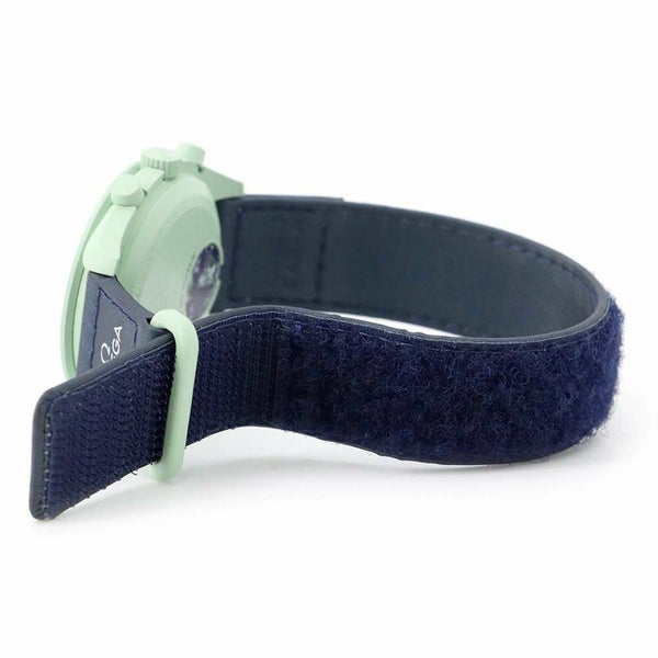 スウォッチ オメガ コラボ ミッション オン アース SO33G100 Swatch 腕時計 ブルー文字盤