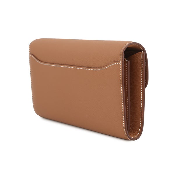 エルメス 長財布 コンスタンス トゥーゴー ロング ゴールド/シルバー金具 エバーカラー G刻印 財布