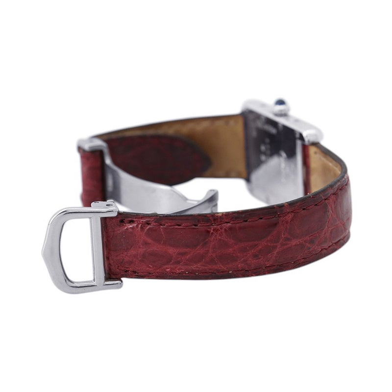 カルティエ マストタンク MM 2416 SV925 ヴィンテージ Cartier 腕時計 白文字盤