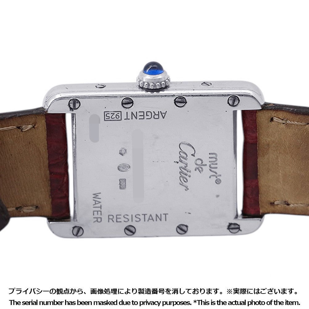 カルティエ マストタンク MM 2416 SV925 ヴィンテージ Cartier 腕時計 白文字盤 カルティエ マストタンク MM 2416 SV925 ヴィンテージ Cartier 腕時計