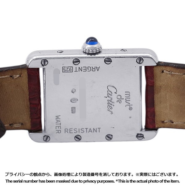 カルティエ マストタンク MM 2416 SV925 ヴィンテージ Cartier 腕時計 白文字盤