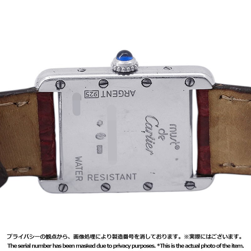 カルティエ マストタンク MM 2416 SV925 ヴィンテージ Cartier 腕時計 白文字盤
