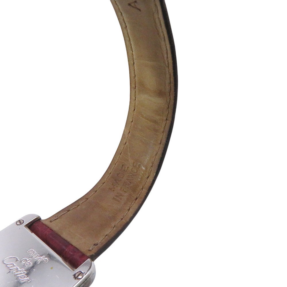 カルティエ マストタンク MM 2416 SV925 ヴィンテージ Cartier 腕時計 白文字盤 カルティエ マストタンク MM 2416 SV925 ヴィンテージ Cartier 腕時計