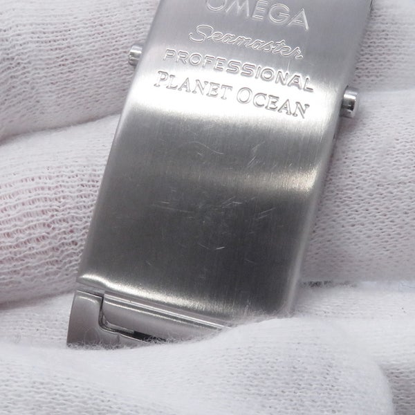 オメガ シーマスター プラネットオーシャン 600M コーアクシャル 2218.50 OMEGA 腕時計 黒文字盤
