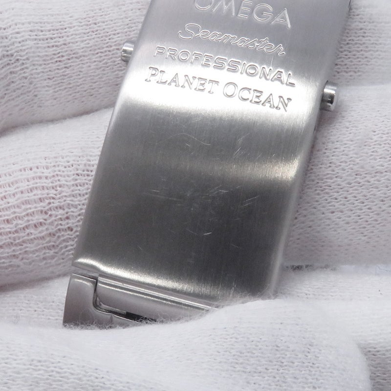 オメガ シーマスター プラネットオーシャン 600M コーアクシャル 2218.50 OMEGA 腕時計 黒文字盤
