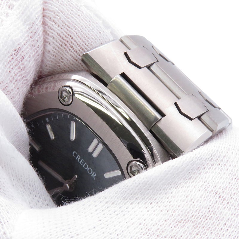 セイコー クレドール ロコモティブ GCCR997 SEIKO 腕時計 グリーン文字盤