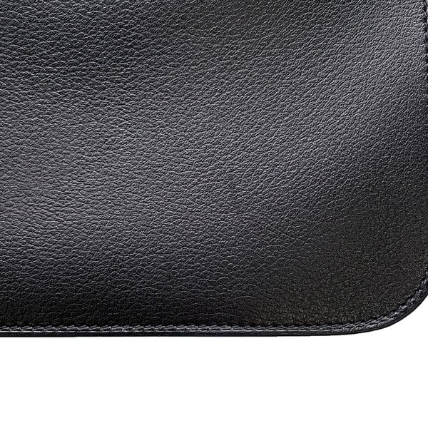 エルメス ショルダーバッグ ジップアンゴー シェーヌダンクル トゥーゴー ブラック/シルバー金具 エバーグレイン K刻印 黒