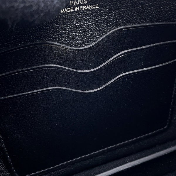 エルメス ショルダーバッグ ジップアンゴー シェーヌダンクル トゥーゴー ブラック/シルバー金具 エバーグレイン K刻印 黒