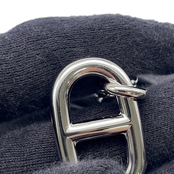 エルメス ショルダーバッグ ジップアンゴー シェーヌダンクル トゥーゴー ブラック/シルバー金具 エバーグレイン K刻印 黒