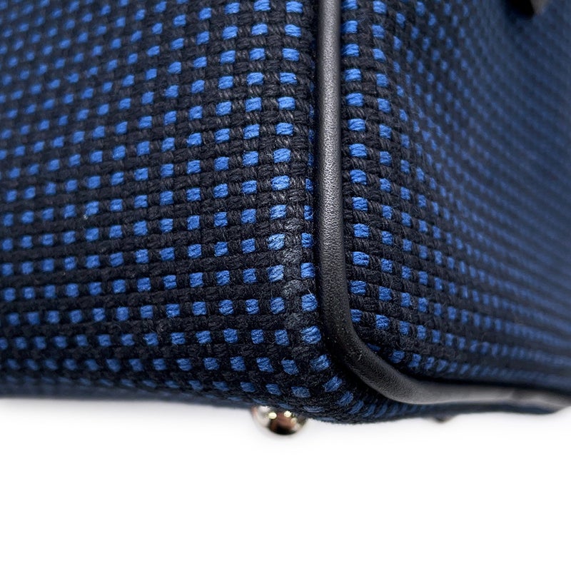 エルメス エルメス ヴィクトリア 3 フールトゥ ミニ ブラック/ブルーサフィール/シルバー金具 スイフト/トワルキャドリーユ W刻印 ２wayショルダー