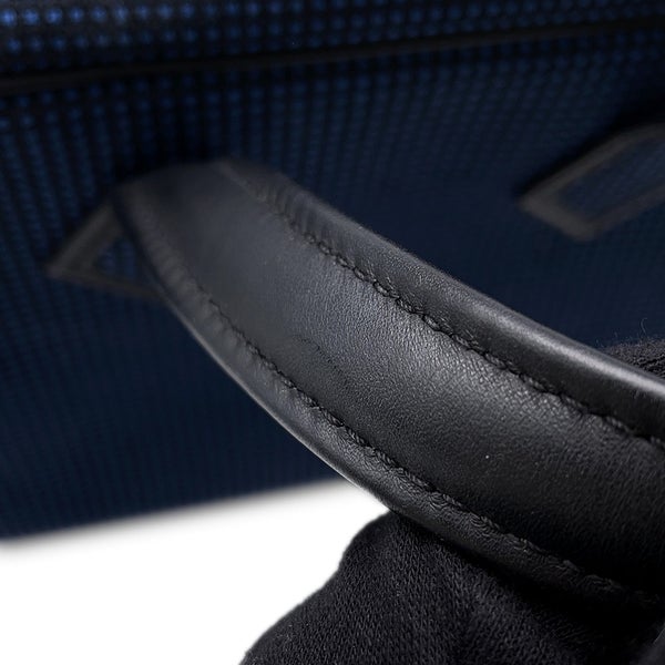 エルメス エルメス ヴィクトリア 3 フールトゥ ミニ ブラック/ブルーサフィール/シルバー金具 スイフト/トワルキャドリーユ W刻印 ２wayショルダー