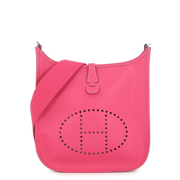 エルメス ショルダーバッグ エブリン3 PM ローズティリアン/シルバー金具 エプソン □JO刻印