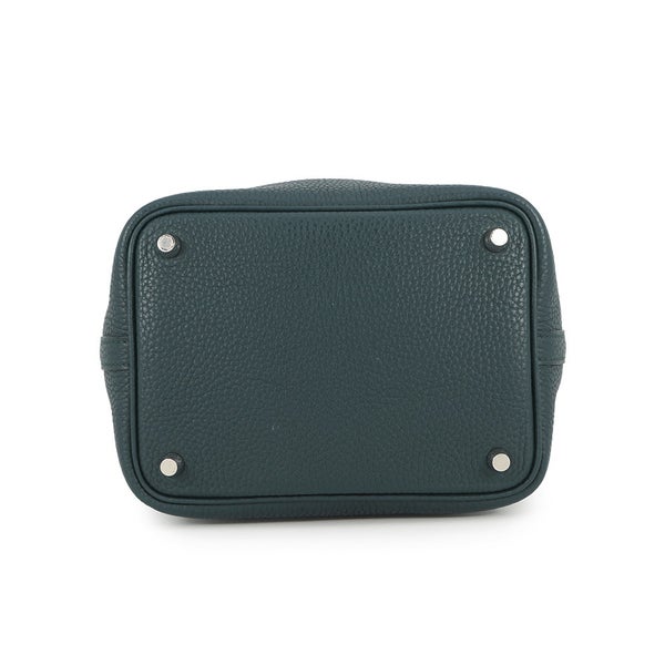 エルメス ハンドバッグ ピコタンロックPM ヴェールボスフォール/シルバー金具 トリヨンクレマンス C刻印