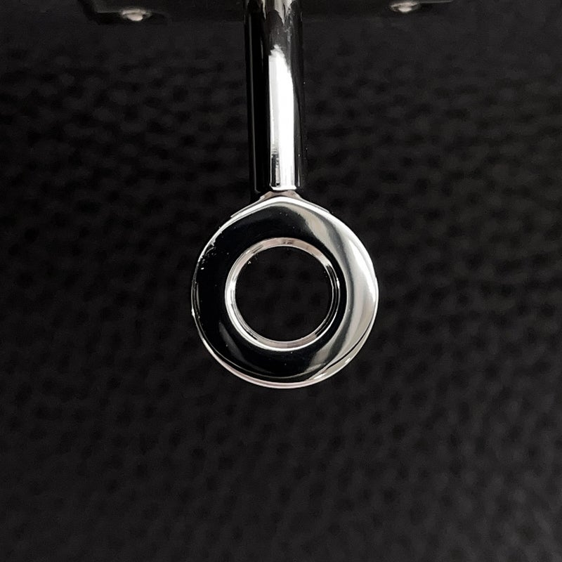 エルメス バーキン40 ブラック/シルバー金具 トゴ Y刻印 HERMES Birkin ハンドバッグ 黒