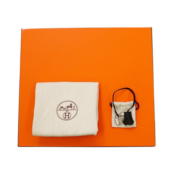 エルメス バーキン40 ブラック/シルバー金具 トゴ Y刻印 HERMES Birkin ハンドバッグ 黒