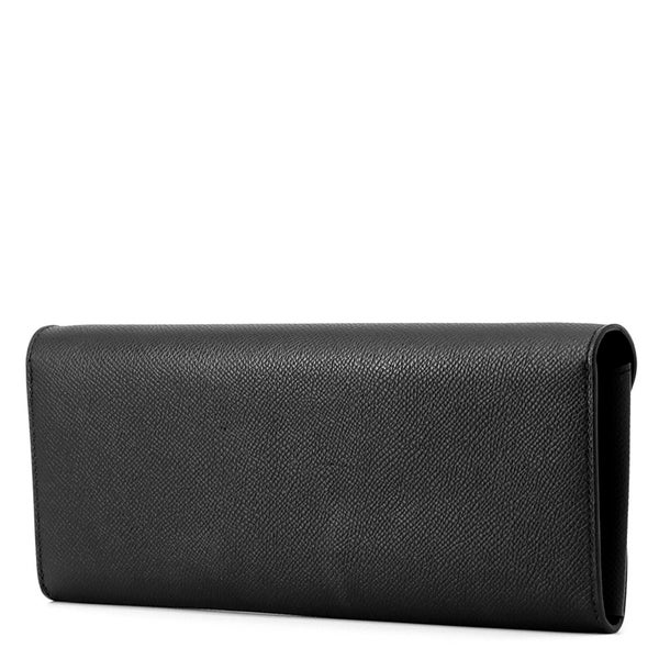 エルメス 長財布 シェーヌダンクル トゥーゴー ブラック/ブラック金具/ゴールド金具 エプソン W刻印 黒