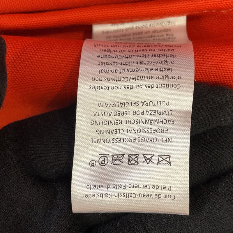 エルメス ドッグキャリーバッグ ネイビー/ブラウン/シルバー金具 キャンバス W刻印 HERMES 小型ペットキャリー