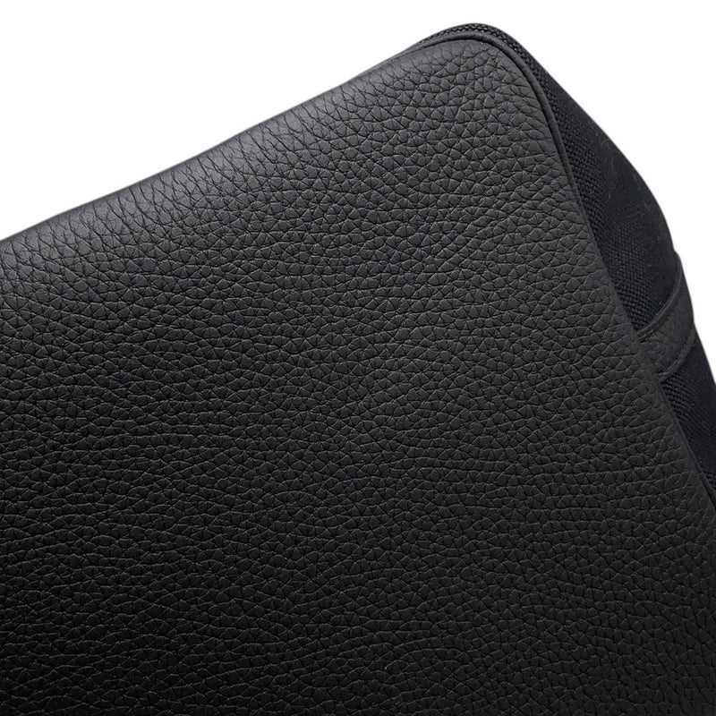 エルメス トートバッグ ピュール サングル ブラック/グレー/シルバー金具 トワルミリタリー/トリヨンクレマンス B刻印 黒