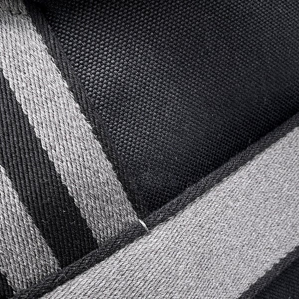 エルメス トートバッグ ピュール サングル ブラック/グレー/シルバー金具 トワルミリタリー/トリヨンクレマンス B刻印 黒