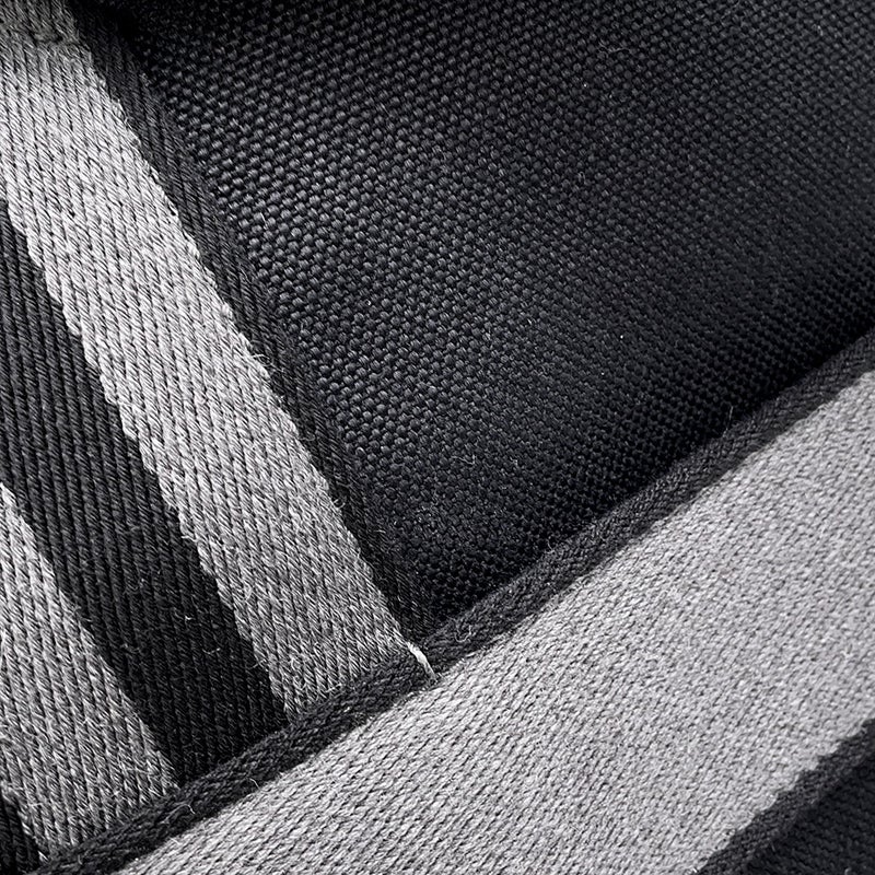 エルメス トートバッグ ピュール サングル ブラック/グレー/シルバー金具 トワルミリタリー/トリヨンクレマンス B刻印 黒