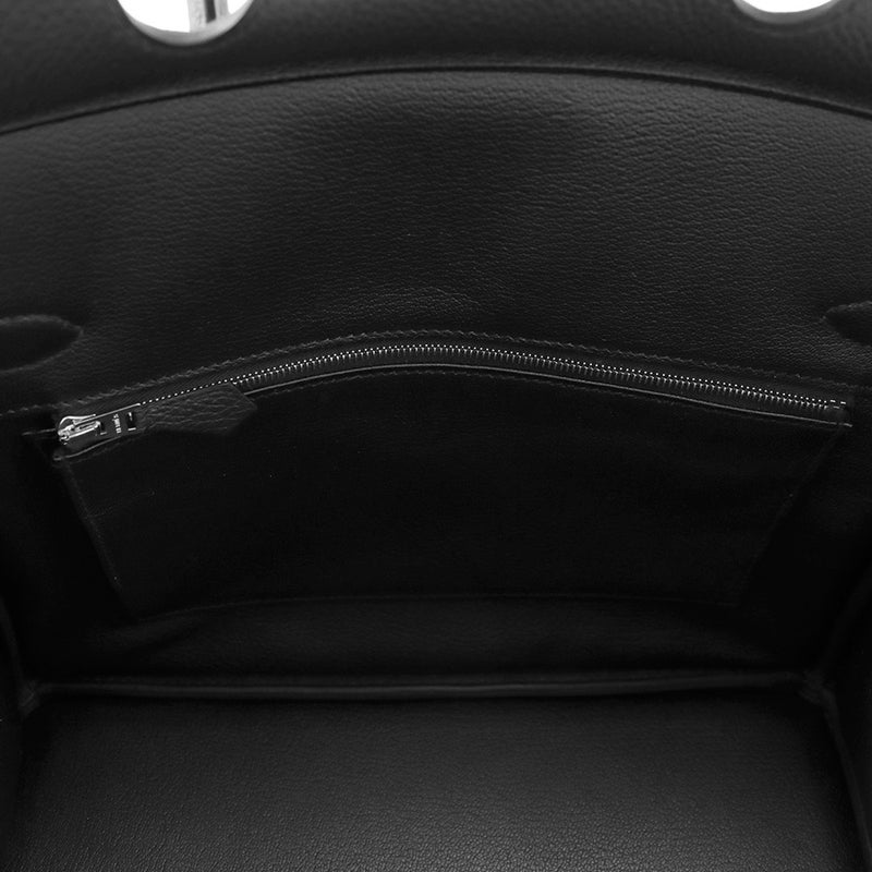 エルメス バーキン30 ブラック/シルバー金具 トゴ G刻印 HERMES Birkin ハンドバッグ 黒