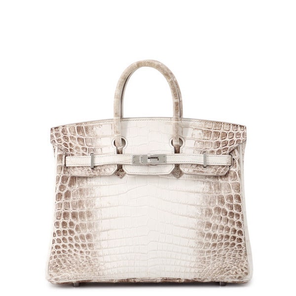 エルメス バーキン25 ヒマラヤ/シルバー金具 ニロティカスマット □N刻印 HERMES Birkin ハンドバッグ