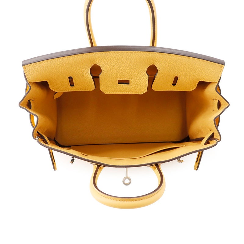 エルメス バーキン25 パイユ/シルバー金具 トゴ G刻印 HERMES Birkin ハンドバッグ