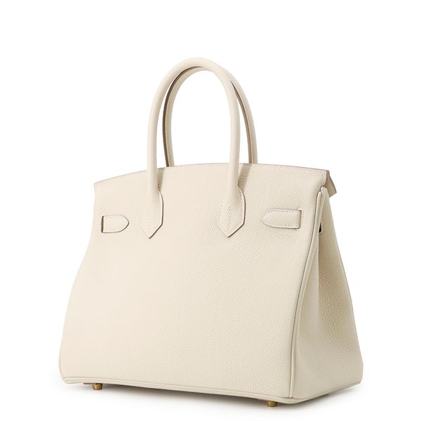 エルメス バーキン30 クレ/ゴールド金具 トゴ G刻印 HERMES Birkin ハンドバッグ