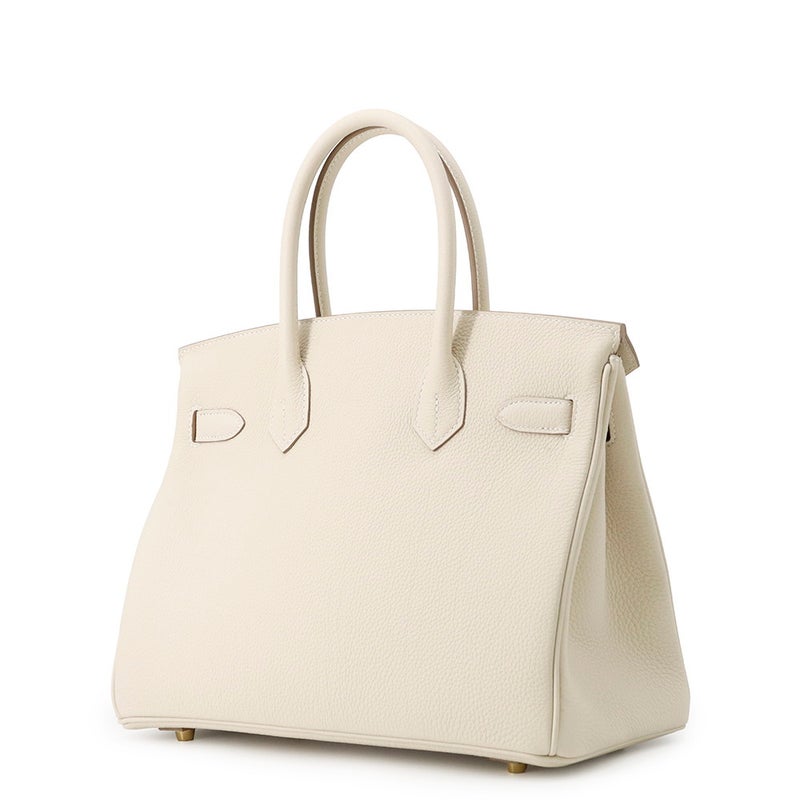エルメス バーキン30 クレ/ゴールド金具 トゴ G刻印 HERMES Birkin ハンドバッグ