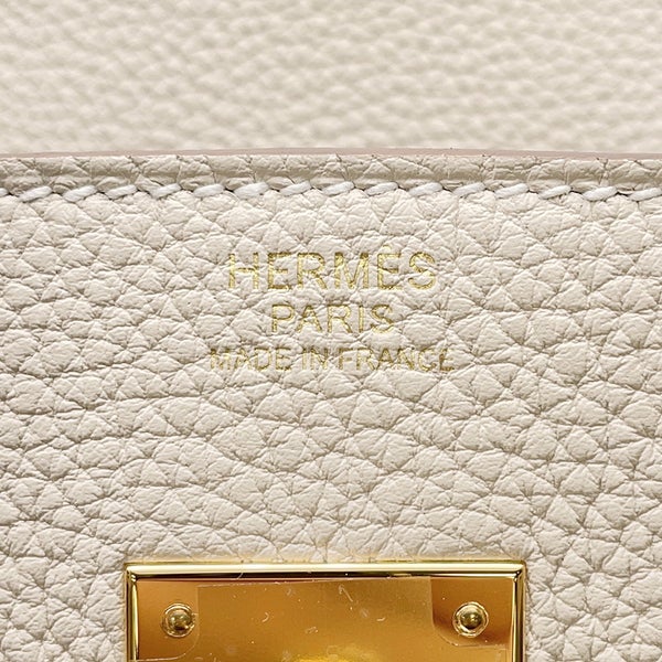エルメス バーキン30 クレ/ゴールド金具 トゴ G刻印 HERMES Birkin ハンドバッグ