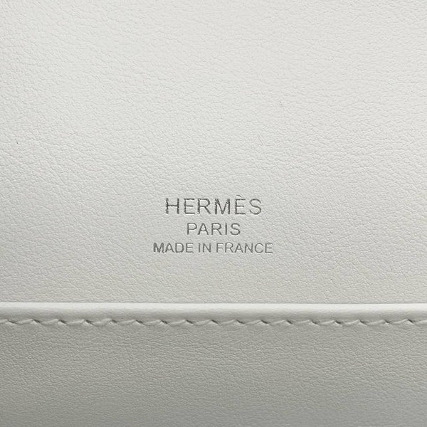 エルメス ショルダーバッグ ゲタ グリスペール/シルバー金具 シェブルミゾル B刻印