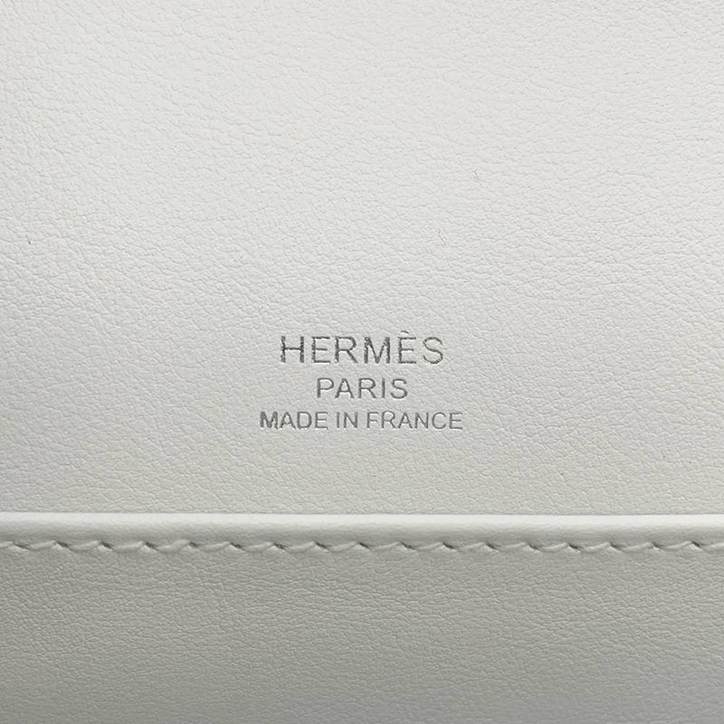 エルメス ショルダーバッグ ゲタ グリスペール/シルバー金具 シェブルミゾル B刻印