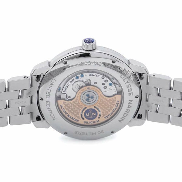 ユリスナルダン クラシコ・マニュファクチュール ザ アワーグラスジャパン 25周年記念モデル2 3203-136LE-0A-THG/1A