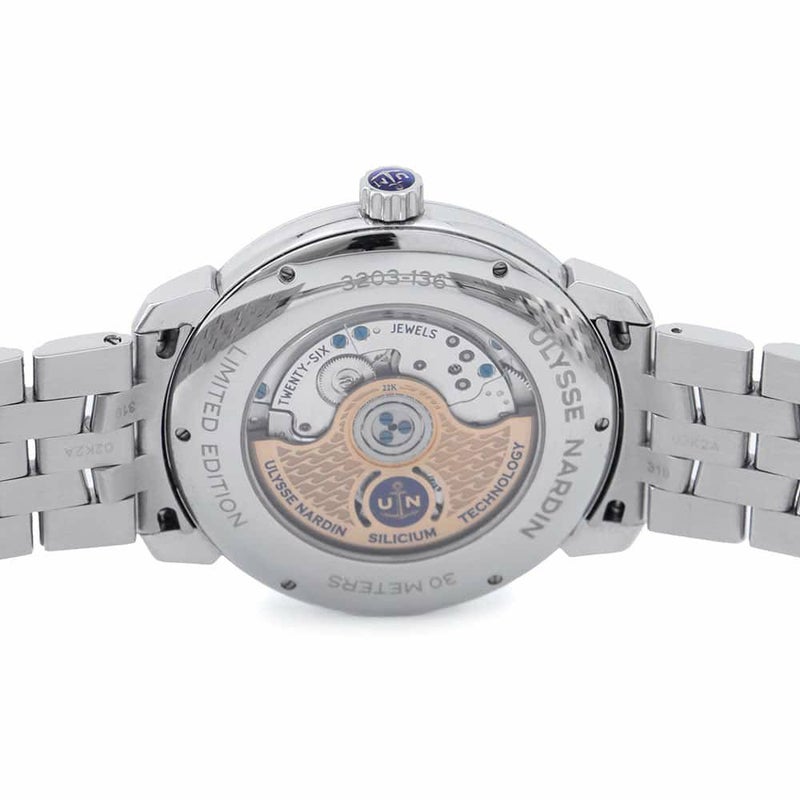 ユリスナルダン クラシコ・マニュファクチュール ザ アワーグラスジャパン 25周年記念モデル2 3203-136LE-0A-THG/1A