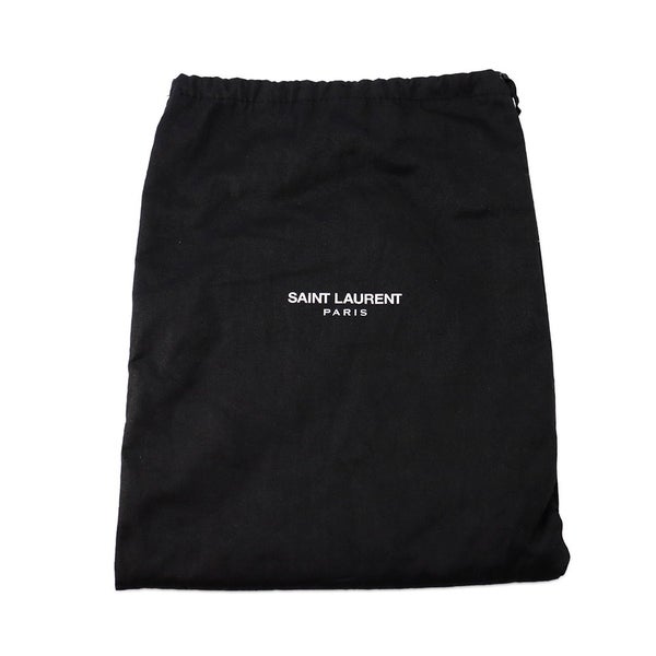 サンローランパリ チェーンショルダーバッグ ルー ミニ レザー 618057 SAINT LAURENT PARIS 黒 タッセル付き