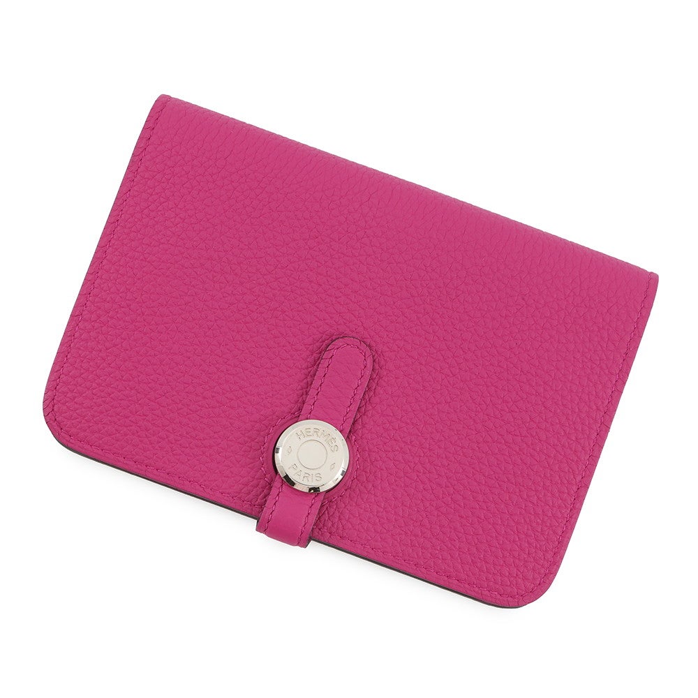 【中古】HERMES エルメス ドゴンデュオGM ドブリス ピンク シルバー金具 □J刻印 2006年製造　長財布 財布 ケース レザー ロングウォレット レディース　メンズ 【ブランドギャラリー東心斎橋店】 エルメス(Hermes) ドゴン(Dogon) 中古 メンズ長財布 | 通販・人気