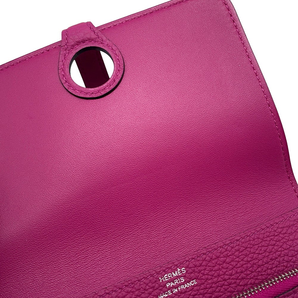 sakimama Hermes  ドゴンコンパクト ローズパープル エルメス 二つ折り財布 ドゴン コンパクト ローズパープル/シルバー