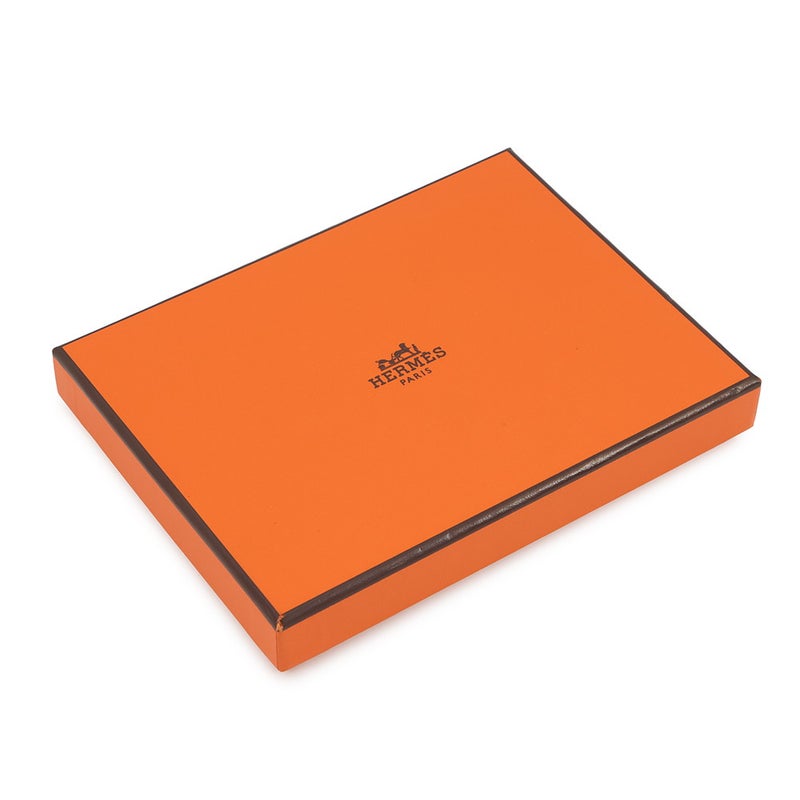 エルメス 二つ折り財布 ドゴン コンパクト ローズパープル/シルバー金具 トゴ C刻印 財布