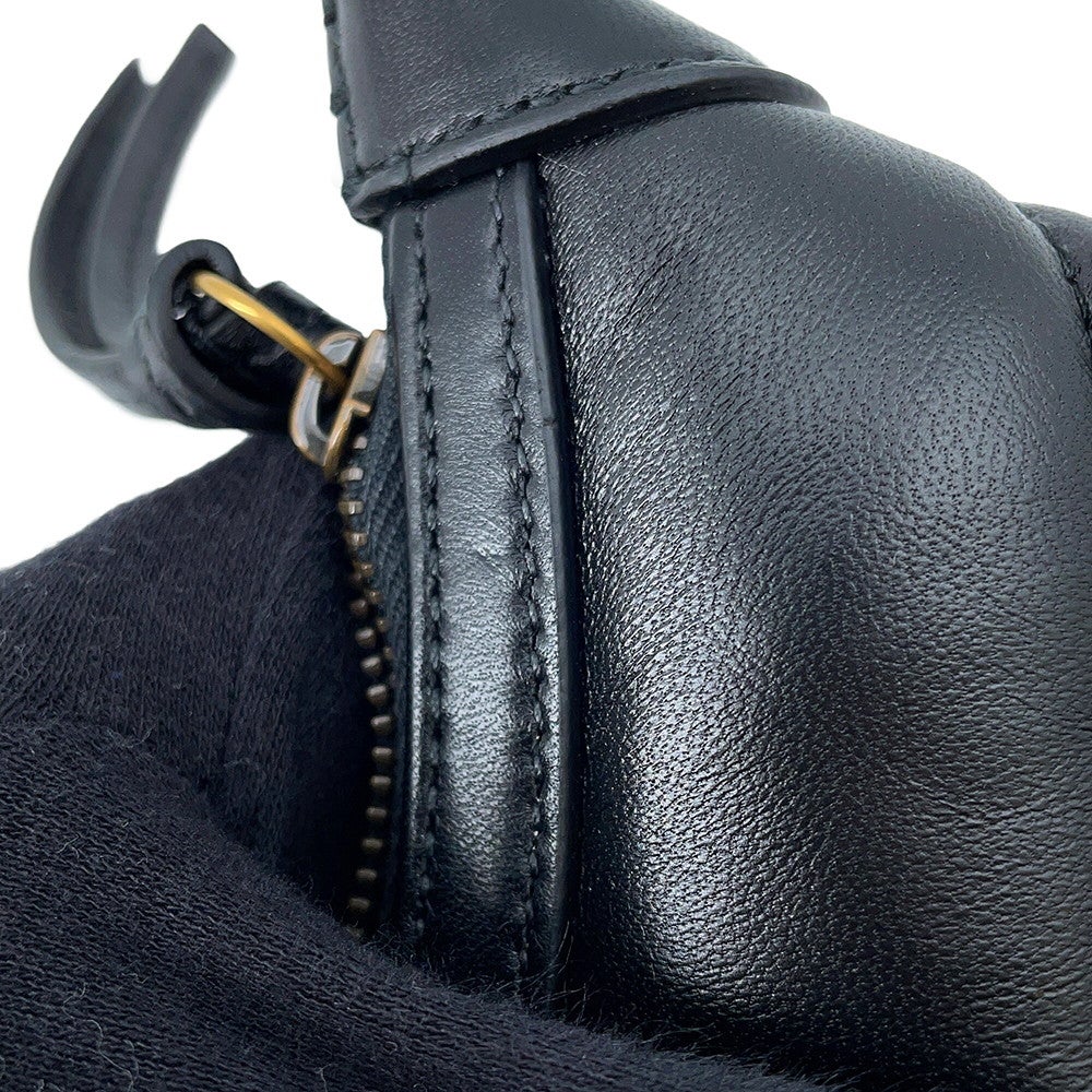 グッチ チェーンショルダーバッグ GGマーモント スモール キルティング レザー 777263 GUCCI バッグ ワンショルダー 黒 GUCCI - グッチ チェーンショルダーバッグ GGマーモント スモール